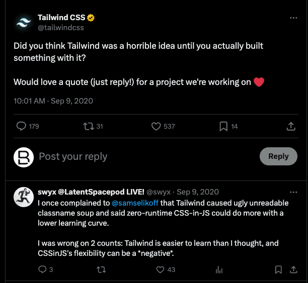 Tailwind CSS Evolution