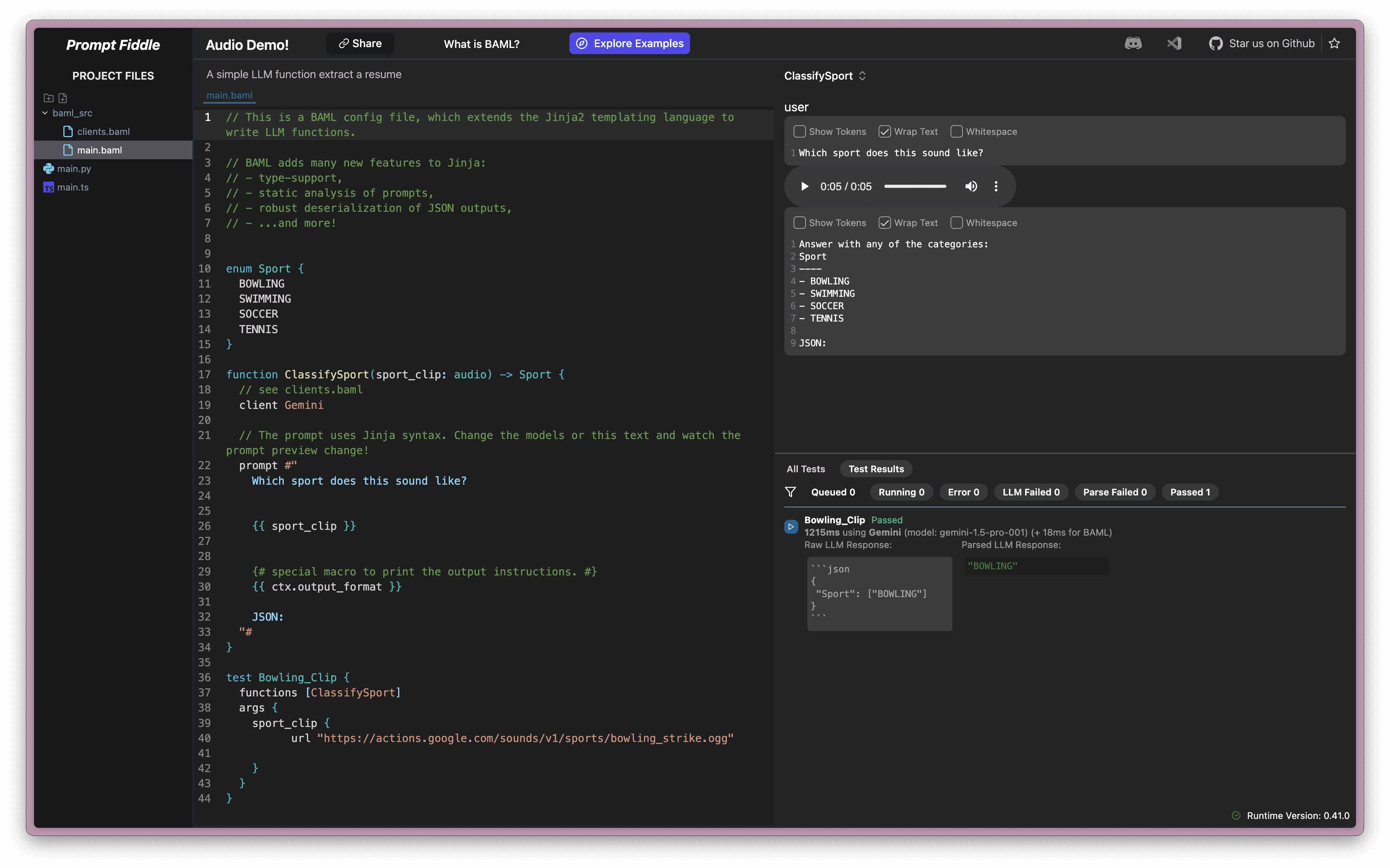 Use Audio with your LLMs!