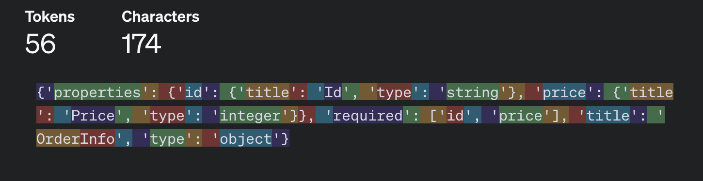 JSON Schema tokens