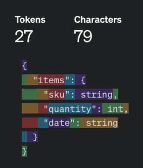 Type Definition Array Tokens 1
